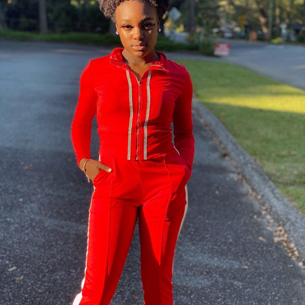 2 Piece Jogger Jumpsuit